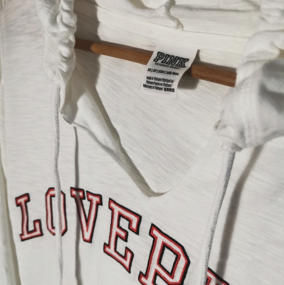 VS PINK 💖 Hooded Long Sleeve Tee - Picture 3 of 5